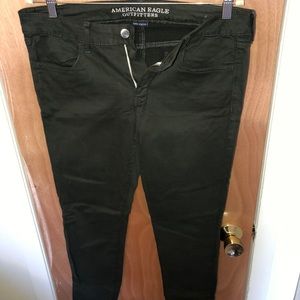 American Eagle: Forest Green Pants